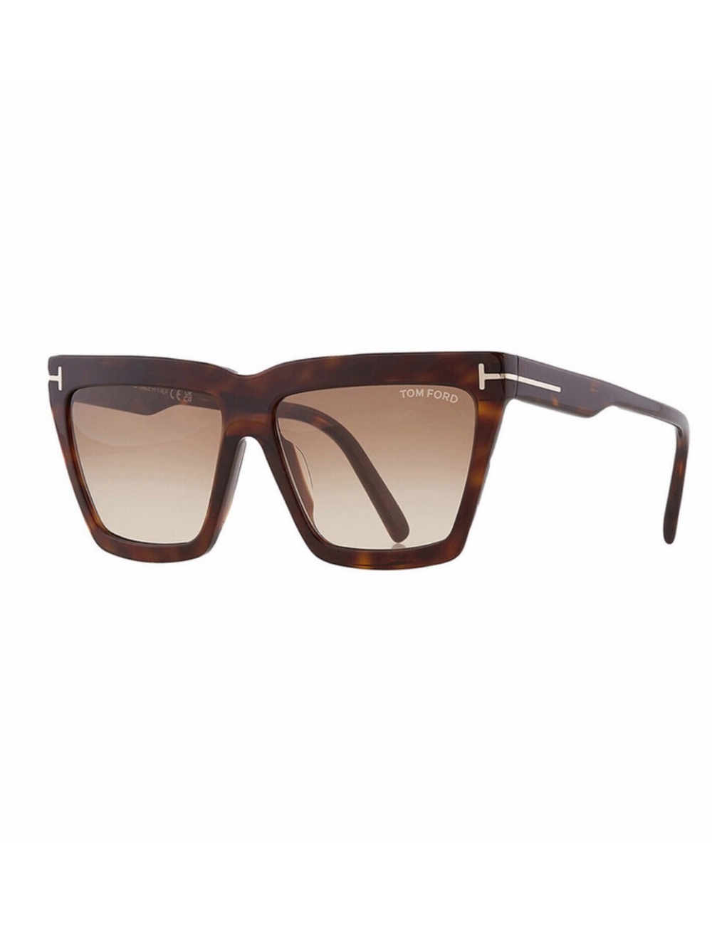 NEW Tom Ford FT1110 52F Dark Havana Sunglasses Authentic